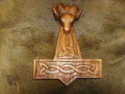 Wandschmuck - Thors Hammer (Widder Hammer)