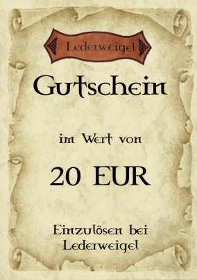 Gutschein für 20 EUR