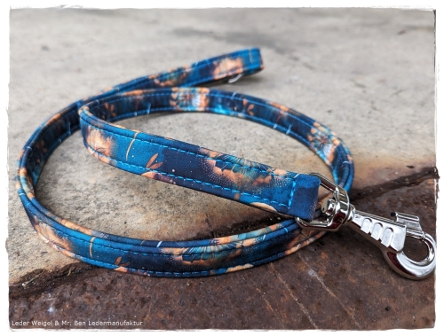 Hundehalsband aus Softshell - Pusteblume