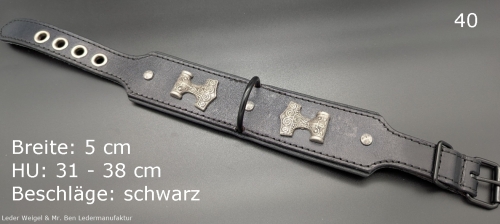 Flohmarkt 40 --> Halsband Leder