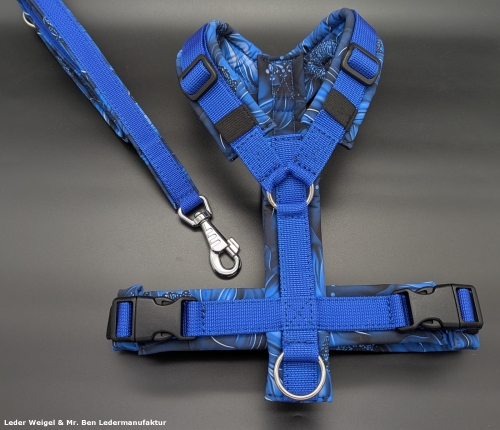 SofortKauf - Hundegeschirr S84 --> Softshell --> Größe M + Kurzleine