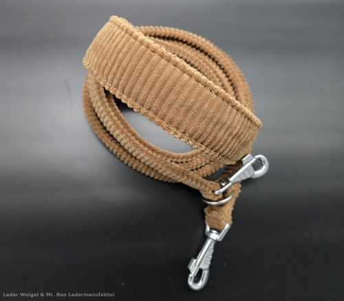 Set 66 --> Halsband Cord + Leine --> Breite 4 cm ---> geeignet für Halsumfang von 41 cm bis 50 cm