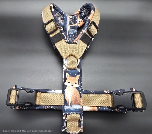 Hundegeschirr Softshell - Fuzzle Funkelpfote - Weihnachtsaktion