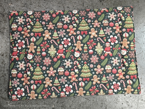 Hundematte aus Softshell - 52 - Xmas