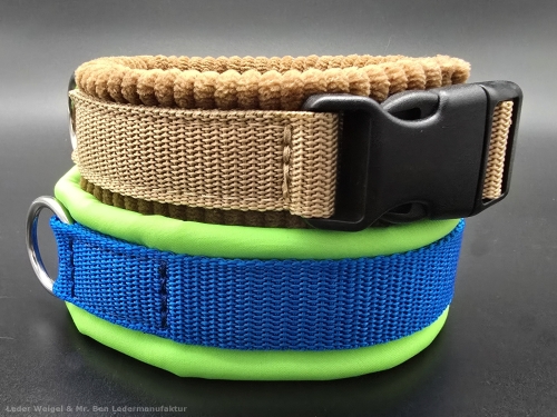 Hundehalsband aus Softshell - Mein WunschHalsband - Klickverschluss