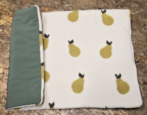 Hundematte aus Teddyfleece - 68 - Birne (grün)