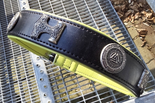 HB 1611 --> Halsumfang von 69 cm bis 78 cm --> Breite 4 cm ---> Leder