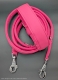 Hundehalsband aus Softshell - Neon Pink