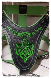 leather dog harness - malmer