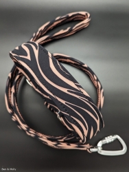 Hundehalsband aus Softshell - Peach