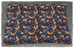 Hundematte aus Softshell - Fuchs