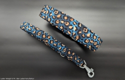 Hundehalsband aus Softshell - Blue Leo