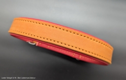 geeignet für Halsumfang von 44 cm bis 53 cm ---> Halsband 1363 --> Fettleder --> Breite 2,5 cm