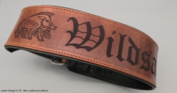 geeignet für Halsumfang von 70 cm bis 80 cm ---> Halsband 1393 --> Leder --> Breite 8 cm