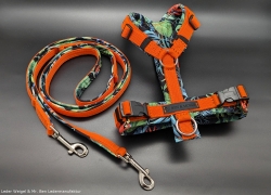 Hundegeschirr Softshell - Dschungel