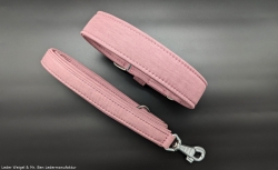 Hundehalsband aus Softshell - Dirt Rosa