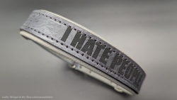 HB 1555 -> Halsumfang von 31 cm bis 40 cm -> Breite 2,5 cm -> Leder