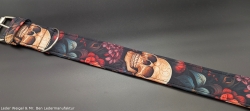 Hundehalsband aus Softshell - Skull