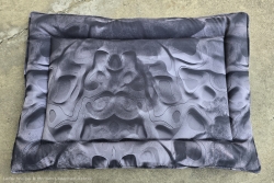 Hundematte aus Softshell - 47 - Black Lava