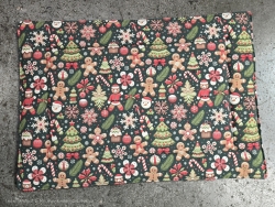 Hundematte aus Softshell - 52 - Xmas