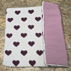 Hundematte aus Teddyfleece - 67 - Herz