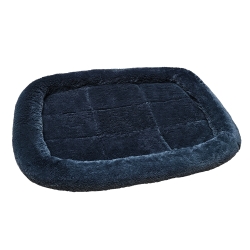 Hundematte mit Rand dunkelgrau 68 cm x 48 cm x 8 cm