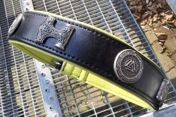 HB 1611 --> Halsumfang von 69 cm bis 78 cm --> Breite 4 cm ---> Leder